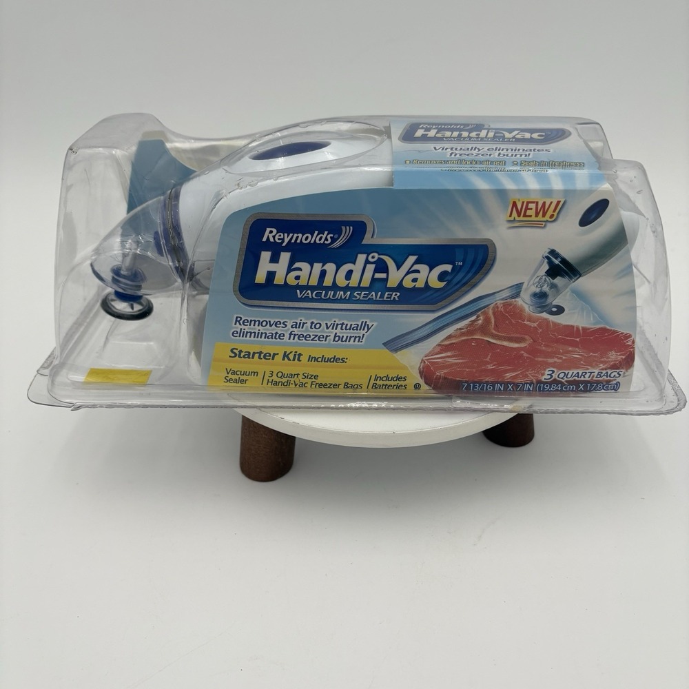 Reynolds Handi-Vac Handheld‎ Vacuum Sealer Starter Kit Food Storage NEW SEALED